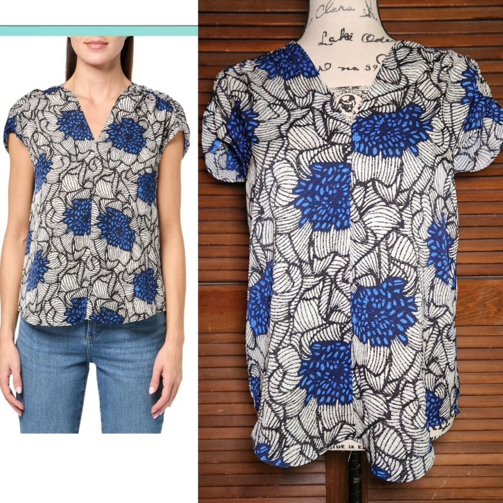 New Nic+Zoe Petal Bloom Floral Top